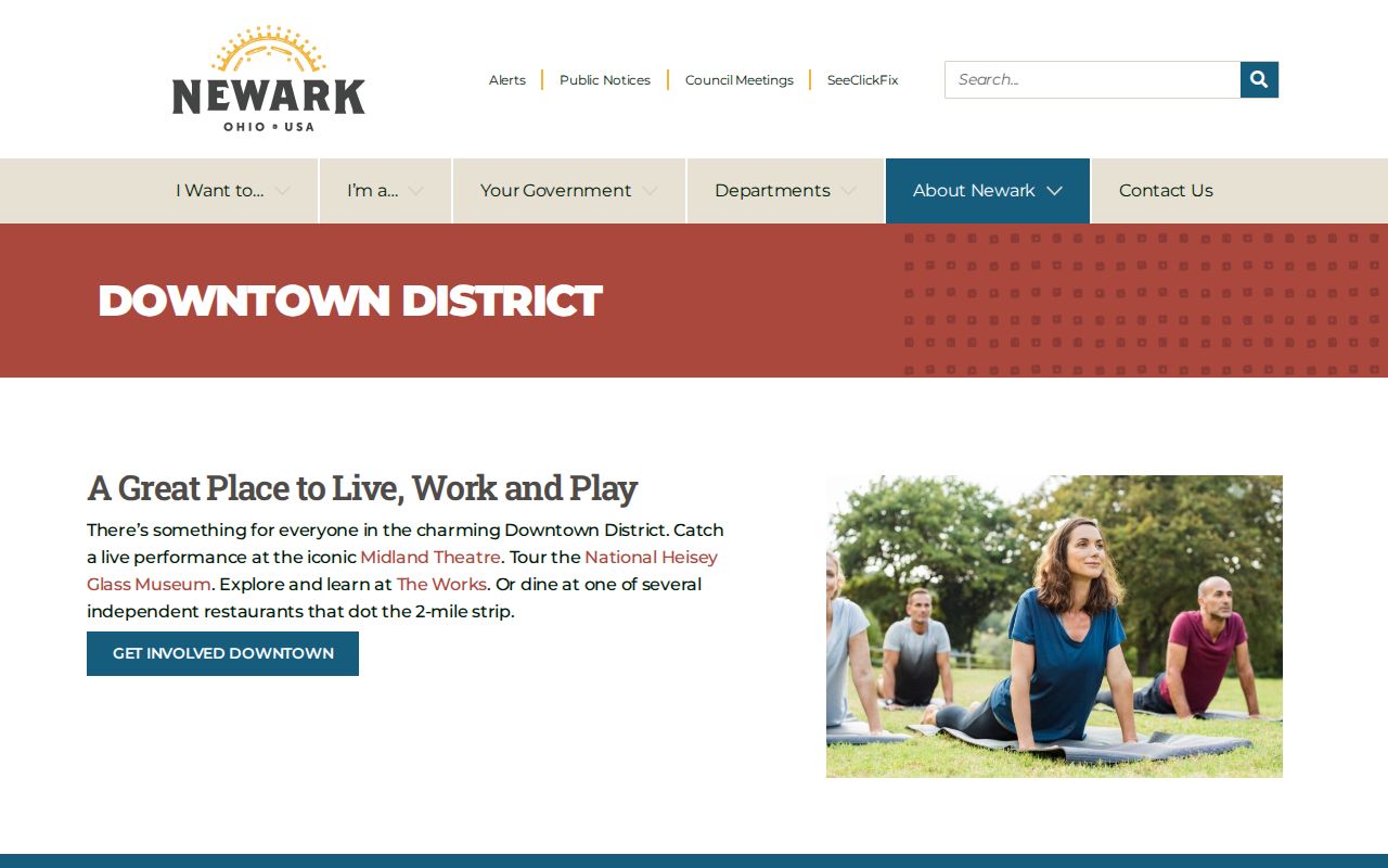Newark ZIP code directory downtown geographic context